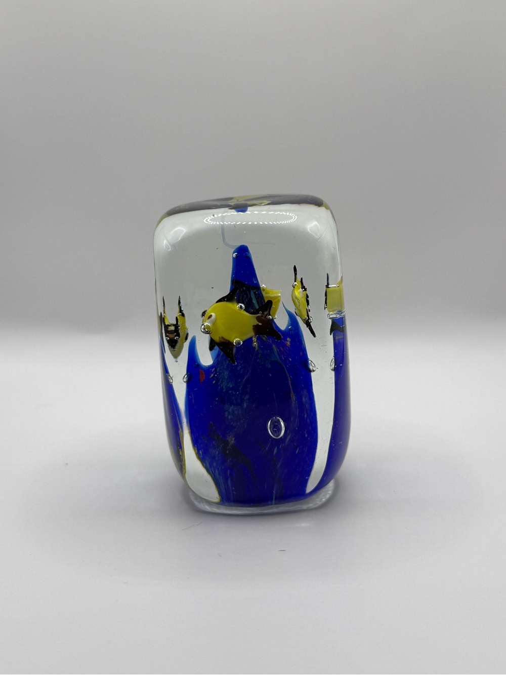 Art Glass Aquarium Paperweight